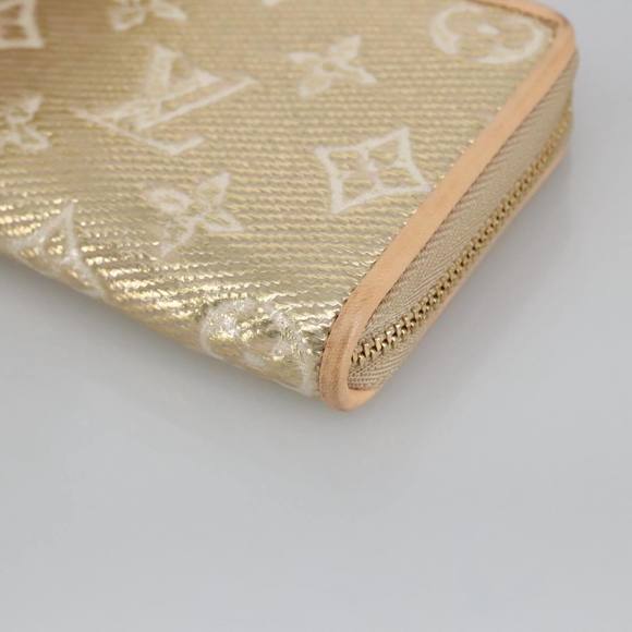 LOUIS VUITTON Monogram Laminated Jacquard Zippy Coin Purse M82483 Auth 100863SA - Picture 7 of 16